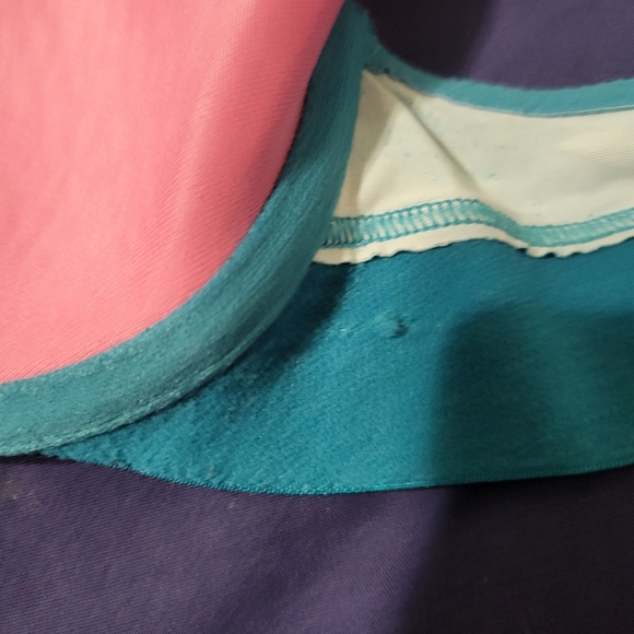 PINK victoria secret wear everywhere tshirt lightly lined Push-Up Bra 32B blue - Picture 3 of 6